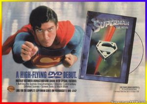 SUPERMAN THE MOVIE- Magazine DVD ad. May 1, 2001.