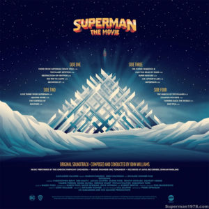 SUPERMAN THE MOVIE- Mondo Original Soundtrack vinyl. July 13, 2021.