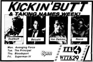 SUPERMAN IV- WTKK ad. February 28, 1992.