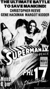 SUPERMAN IV- WPHL ad. April 27, 1992.