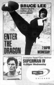 SUPERMAN IV- WGN ad. May 4, 1994.