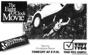 SUPERMAN IV- WNUV ad.
May 11, 1990.