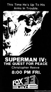 SUPERMAN III- WTVZ ad. May 18, 1990.