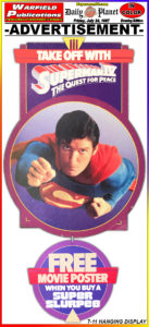 SUPERMAN IV THE DAILY PLANET- July 24, 1987.