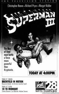 SUPERMAN III- WFTS ad. November 14, 1993.