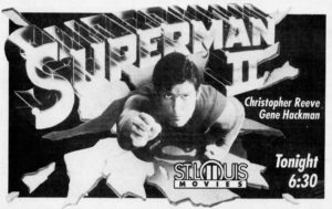 SUPERMAN II- KPLR ad. November 4, 1990.